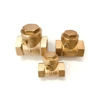 1/2 3/4 1 2 Inch Horizontal Brass Wire Valve Full Copper Female Thread Check Valve 1Pcs(4")