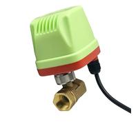 1/2 3/4 1 2 Inch Motorized Ball Valve 3-Wire Control Brass Electric Big Torque Metal Motor 1Pcs(3/4",24VDC_CR02)