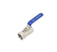 1/2 3/4 1 2 Inch Stainless Steel 304 BSP Thread Ball Valve DN15 DN20 DN25 DN32 DN40 DN50 1 Piece Low Pressure Ball Valve 1Pcs(1")