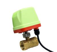 1/2" 3/4" 1" 2" IP65 Waterproof Motorized Ball Valve 3-Wire 2 Control Brass Ball Valve Big Tq Metal Motor(2",24VDC_CR02)