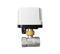 1/2" 3/4" 1" 2" Normally Closed Stainless Steel Motorized Ball Valve 220V 12V 24V IP65 Waterproof Electric Ball Valve(DN25,Normally Open_12VDC_CR04)