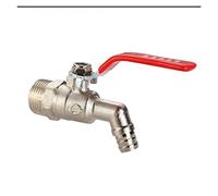 1/2" 3/4" 1" All Copper Ball Core Thickened High Temperature Water Nozzle Quick Opening Ball Valve Compatible With Heating Drainage(3/4")
