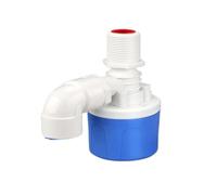 1/2" 3/4" 1" Automatic Water Level Control Valve Float Ball Valve Plastic Tower Pool Float Switch Water Inlet Valve(3/4",White)