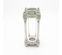 1/2" 3/4" 1" BSP Female Thread Sanitary Flow Sight Glass Diopter 304 Stainless Steel Fitting For Homebrew(1")
