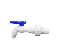 1/2" 3/4" 1" Double Female Thread PVC Union Connectors Aquarium Fish Tank Accessories Garden Watering Irrigation Fittings(Blue,5 Pieces)