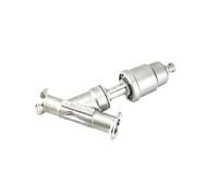 1/2" 3/4" 1 inch 304 Stainless Steel Pneumatic Quick-Install Angle Valve 16bar Angle Valve PTFE Sealing(Single Acting,3/4 inch)