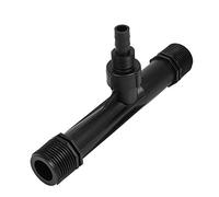 1/2", 3/4", 1" Inch Fertilizer Injector Tube, Plastic Black Agriculture Tool Venturi Garden Irrigation Fertilizer Injector Tube [3/4'']