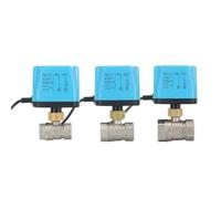 1/2 3/4 1 Inch Stainless Steel Normally Closed/Open Motorized Ball Valve 2-Wire Electric 1Pcs(1",Normally Open_220VAC)