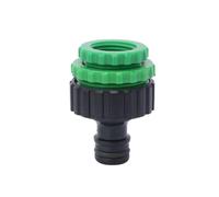 1/2“ 3/4" 1 Inch Thread Quick Connector Garden Irrigation Hose Coupling Plastic Watering Pipe Fittings(B,2 Pieces)