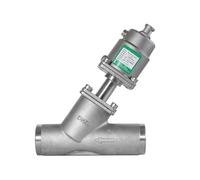 1/2 3/4 1 Inch Welding Type Pneumatic Angle Seat Valve Stainless Steel Quick Shut-Off Valves 1Pcs(3/4",B Type_Double Acting)