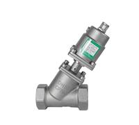 1/2" 3/4" 1" Pneumatic Angle Seat Stainless Steel Female Thread DN15 DN20 DN25 High Temperature Steam Quick Shut-Off(A Type-Double Acting,1 Inch)