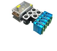 1/2/3/4/5 Axis Kit Nema23 Closed Loop Stepper Motor 1.2Nm/2Nm/3 Nm DC Hybird Servo With Encoder Motor Drive Kit For CNC(5Axis Kit-With Power,2Nm)