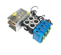 1/2/3/4/5 Axis Kit Nema23 Closed Loop Stepper Motor 1.2Nm/2Nm/3 Nm DC Hybird Servo With Encoder Motor Drive Kit For CNC(4Axis Kit-With Power,3Nm)