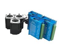 1/2/3/4/5 Axis Kit Nema23 Closed Loop Stepper Motor 1.2Nm/2Nm/3 Nm DC Hybird Servo With Encoder Motor Drive Kit For CNC(3 Axis Kit,1.2Nm)