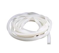 1/2/3/4/5M Translucent White Rubber Edge Strip U Section Seal Shield Encloser Inner Width 1-10mm Transparent Sealing Strip(1x4x10mm,4 Meter)