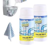 1/2/3/4/5pcs Powerful Sink Foaming Sink and Drain Cleaner,Wild Si/nk and Dra/in Cleaner,Drain Clog Remover,Powerful Pipe Dredging Agent,Pipe Dredge Deodorant (2pcs)