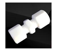 1 2 3 4 6 8 10-35mm Tube OD PTFE Compression Union Connector Coupler Pipe Fitting High Temperature Resistance(12.7mm 1l2 Inch)