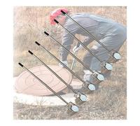 1/2/3/4/6 Sets Telescopic Water Sampler Dipper, 500/1000 ML Pendulum Beaker Sample Ladle Graduated Cup with Water Sampling Sampler Pole/Rod for Reservoir/Pond(6pcs,500ML 0.61-1.5m(2-5'))