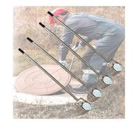 1/2/3/4/6 Sets Telescopic Water Sampler Dipper, 500/1000 ML Pendulum Beaker Sample Ladle Graduated Cup with Water Sampling Sampler Pole/Rod for Reservoir/Pond(4pcs,1000ML 0.61-1.5m(2-5'))