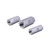 1/2" 3/4" BSPP Female Full Ports One Way Air Check Valve 304 Stainless Steel Water Liquid Compressor One-Way(1PC,0.25 Inch)