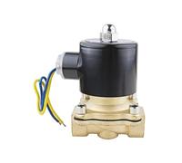 1/2 3/4 Inch NPT 2/2 Normally Closed 12v Electric Solenoid Valve Water 150 Degree Centigrade 1Pcs(3/4",NPT_12VDC)