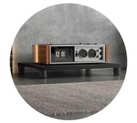 1/2/3/4-Layer HIFI Audio Cabinet AV Media Stand Floor-Standing Hi-Fi Rack Height Wooden Shelf Stereo Component Cabine(Black,60 * 48 * 10cm(2Tier))