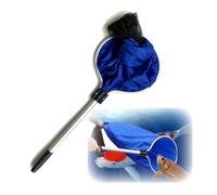 1 2 3 4 Pcs Koi Fish Tank Net, Soft Lightweight Mesh Basket Aquarium Netting Large Koi Sock Net Long Handle for Large Fish Eggs Spawning Breeding & Transfer(1pc,D 30cm/11.8" L 50cm/19.7")