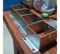 1 2 3 4 Pieces Post Base Bracket, Pergola Mailbox Deck Railing Post Wrap/Skirt Anchor Kits 2x2 3x3 4x4 5x5 6x6 7x7 8x8 Inch Square Support Foundation Easy to Install, Metal Waterproof(4 Pack