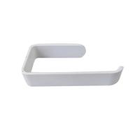 1/2/3/4pcs Bathroom Towel Holder White Without Drilling Self-Adhesive Rack Hanging Toilet Paper(White 1pcs)