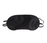 1/2/3/4PCS Silk Eye Mask Eyeshade Cover Shade Soft Blindfold Travel Eyepatch Natural Sleeping Eye Patch Sleep Mask Women Men(Black,1PC)