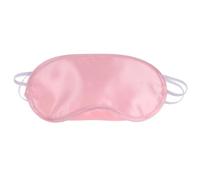 1/2/3/4PCS Silk Eye Mask Eyeshade Cover Shade Soft Blindfold Travel Eyepatch Natural Sleeping Eye Patch Sleep Mask Women Men(Pink,1PC)