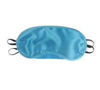 1/2/3/4PCS Silk Eye Mask Eyeshade Cover Shade Soft Blindfold Travel Eyepatch Natural Sleeping Eye Patch Sleep Mask Women Men(Blue,1PC)