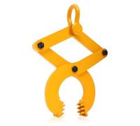 1/2/3/5 Ton Pallet Traction Puller for Cylindrical Objects, Heavy-Duty Steel Shear Lifting Clamp Anti-Slip Lifting Fixture, Round Tubes, Trees for Pulling, Lifting and Handling(Size:2Ton)