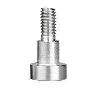 1/2/3/5pcs M2 .5 M3 M4 M5 M6 M8 M10 M12 304Stainless Steel Hexagonal Socket Positioned Screw A124 Equal Height Contour Shoulder Bolt(10mm (5pcs),(D2.5) M2)