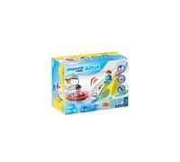 1.2.3 70635 AQUA Water Seesaw with Boat, educational toy, indoor and outdoor water toy, exciting and fun water play, fun imaginative role play,