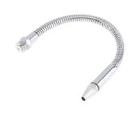 1/2 3/8 1/4 Inch Metal Flexible Water Oil Cooling Tube Pipe 400-700mm with Round Head Nozzle for CNC Machine/Milling/Lathe(1/4 700mm)