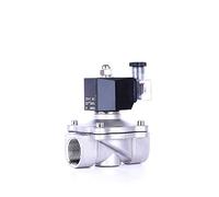 1/2" 3/8" 3/4" 1" Normally Closed Solenoid Valve Stainless Steel IP65 Waterproof 220V 12V 24V 110V Electric(G-110VAC,1.25 Inch)