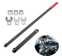 1/2" 3/8" Square 8Pcs Serpentine Belt Tension Setting Adjusting Wrench Tool