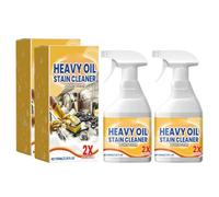 1/2/3 Bottles Multifunctional Kitchen Heavy Oil Cleaner, Oven Cleaner, Grease Remover, Powerful Oil Enemy Foaming Cleaner, Stubborn Stains Remover, for Range Hoods Grime Grease Kitchen (2, bottle)