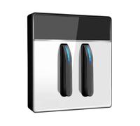 1/2/3 Gang Wall Glasses Panel Switches LED Indicators Piano Button Power Switches Replacement Wall Button Light Light LED Indicators Piano Power