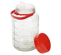 1, 2, 3 Litre Large Food Glass Jar with Lid (1, 1L)