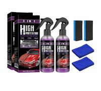 1/2/3 pcs 3 in 1 Turbo Shine High Protection Spray, Nano Repair & Protective Coating, Fast Turbos Spray Paint for Suvs, Motorcycles, Boats, Gardening Tools, Metal Fences (2pcs)