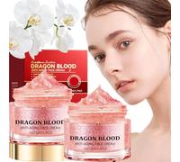 1/2/3 PCS Dragon Blood Anti-Aging Face Cream, Moisturizing Anti Wrinkle Retinol Placenta Cream for All Skin Types, 50g (Red * 2)