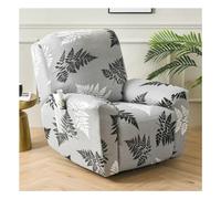 1/2/3 Seater Recliner Sofa Seat Covers Fabric Stretchy 4/6/8-Pieces Couch Slipcover Armchair Cover Non-Slip Furniture Protector, Elastic Spandex Soft Recliner Chair Protectors with Side Pocket (Color