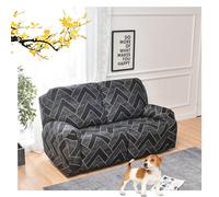 1/2/3 Seater Recliner Sofa Seat Covers Fabric Stretchy 4/6/8-Pieces Couch Slipcover Armchair Cover Non-Slip Furniture Protector, Elastic Spandex Soft Recliner Chair Protectors with Side Pocket ( Color