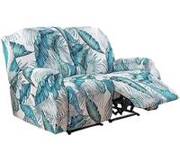 1/2/3 Seater Recliner Sofa Seat Covers Fabric Stretchy 4/6/8-Pieces Couch Slipcover Armchair Cover Non-Slip Furniture Protector, Elastic Spandex Soft Recliner Chair Protectors with Side Pocket ( Color