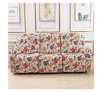 1/2/3 Seater Recliner Sofa Seat Covers Fabric Stretchy 4/6/8-Pieces Couch Slipcover Armchair Cover Non-Slip Furniture Protector, Elastic Spandex Soft Recliner Chair Protectors with Side Pocket ( Color