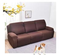 1/2/3 Seater Recliner Sofa Seat Covers Fabric Stretchy 4/6/8-Pieces Couch Slipcover Armchair Cover Non-Slip Furniture Protector, Elastic Spandex Soft Recliner Chair Protectors with Side Pocket ( Color