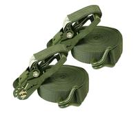 1/2/3 Set 13227 LBS Break Strength Ratchet Straps, Heavy Duty 3.3-82' Long 2”Wide Tie Down Straps Ratchet with Double J Hook for Truck Trailers Kayaks Car Roof(2Pack,2mx5cm/6.6'x2")