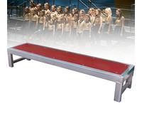 1/2/3 Tier Risers Platform for Choir, Stage, and Lecture, 20cm High Choral Staircase, Portable Podium Stand for Group Photos, Speeches, and Performances